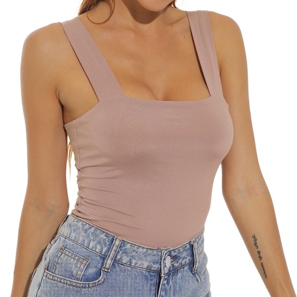 Basic Square Neck Tanks - Picture 3 of 8